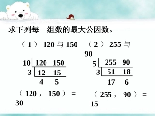 拓展2-公因数、公倍数