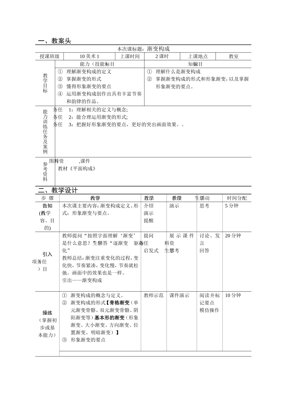《平面构成-渐变构成》_第1页