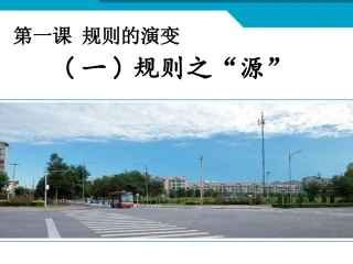 《规则的演变》课件1
