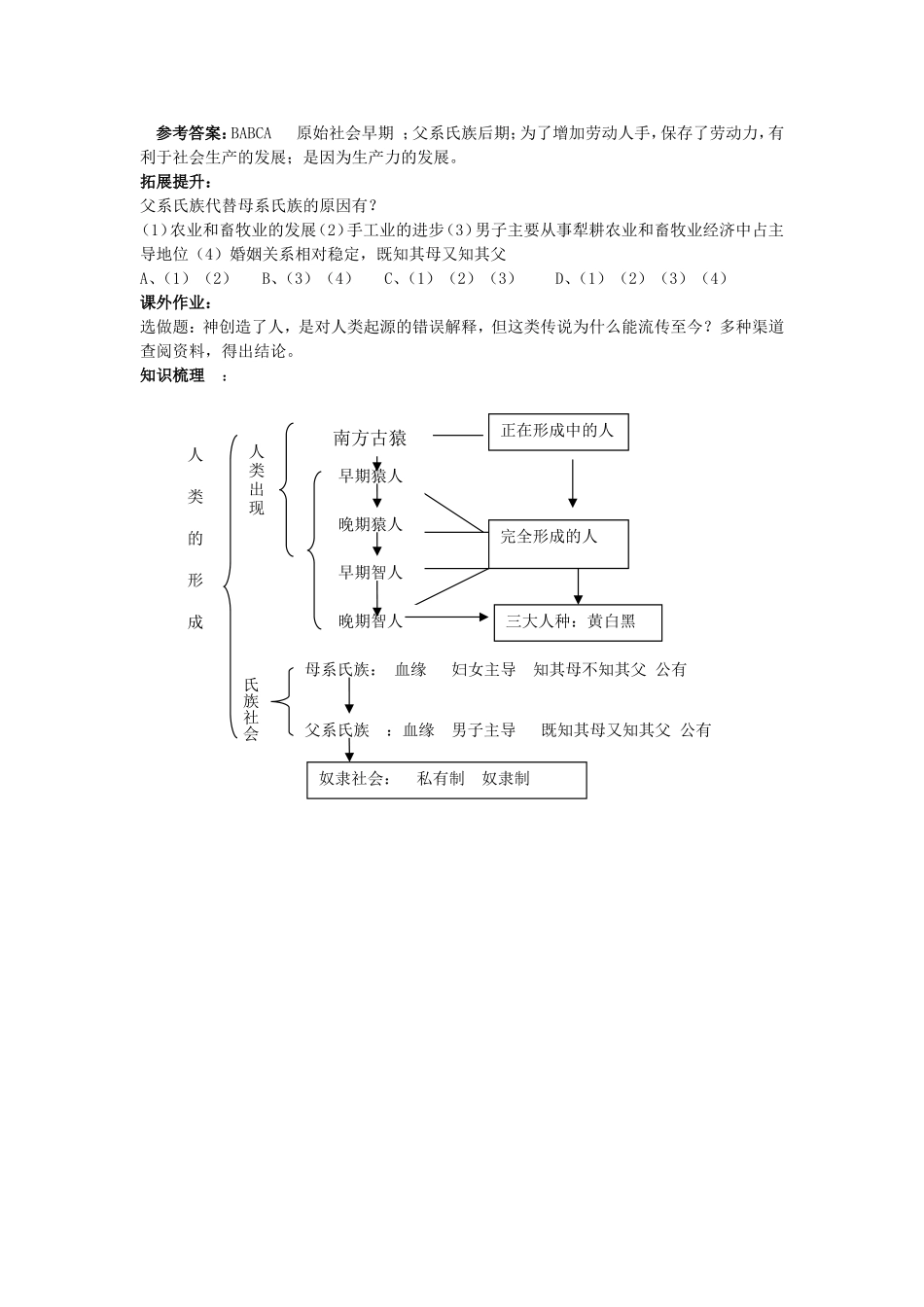 《人类的形成》学案_第3页