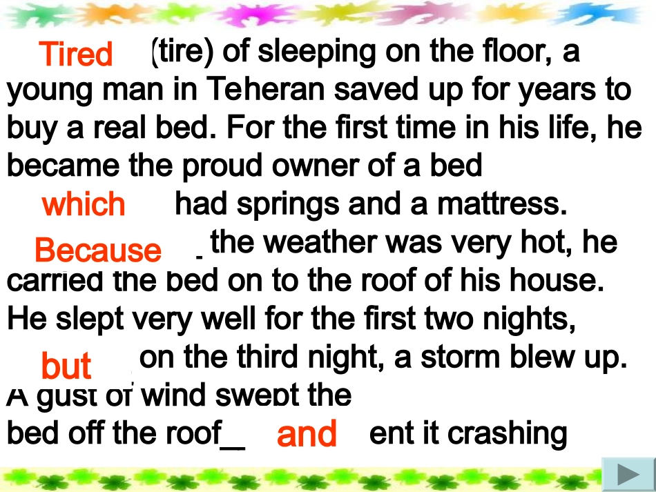 非谓语动词和状语从句_第2页