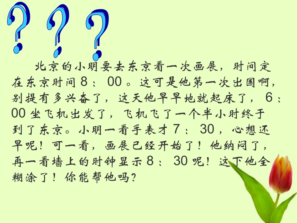 浙江省温岭市城南中学七年级科学-《北京的时间和“北京时间”》课件_第1页