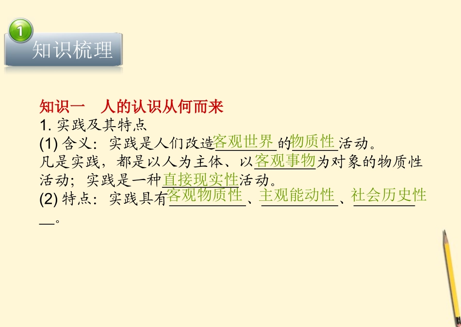 【立体设计】2012高考政治-第六课-求索真理的历程课件-新人教版必修4_第3页
