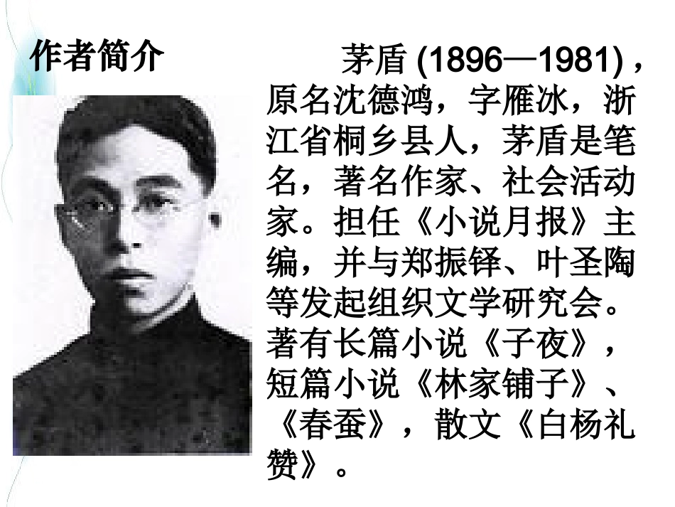 九年级语文上册-第三单元之《白杨礼赞》课件-北师大版_第2页