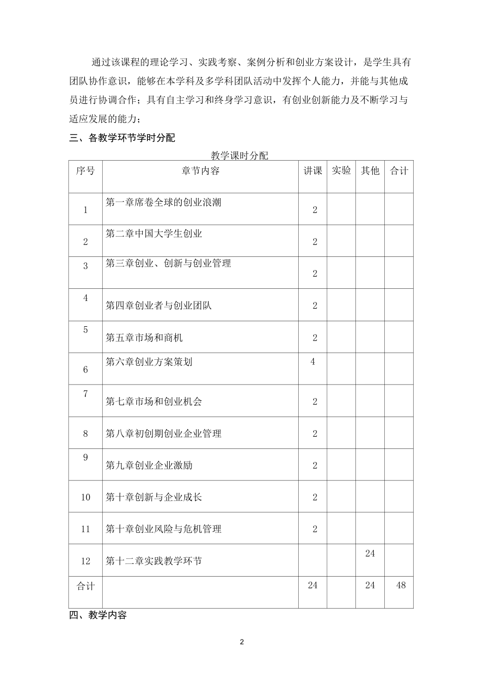 环境工程创新创业实践大纲_第2页