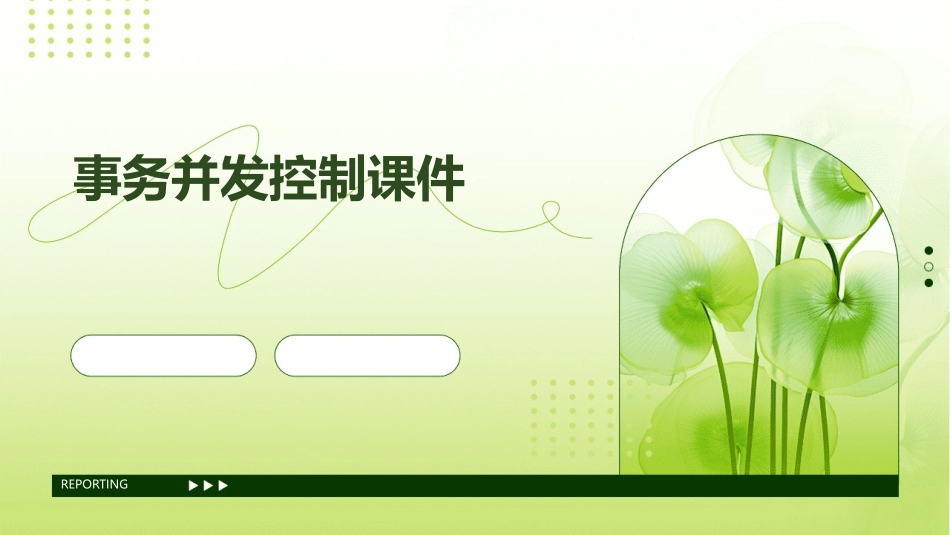 事务并发控制课件_第1页