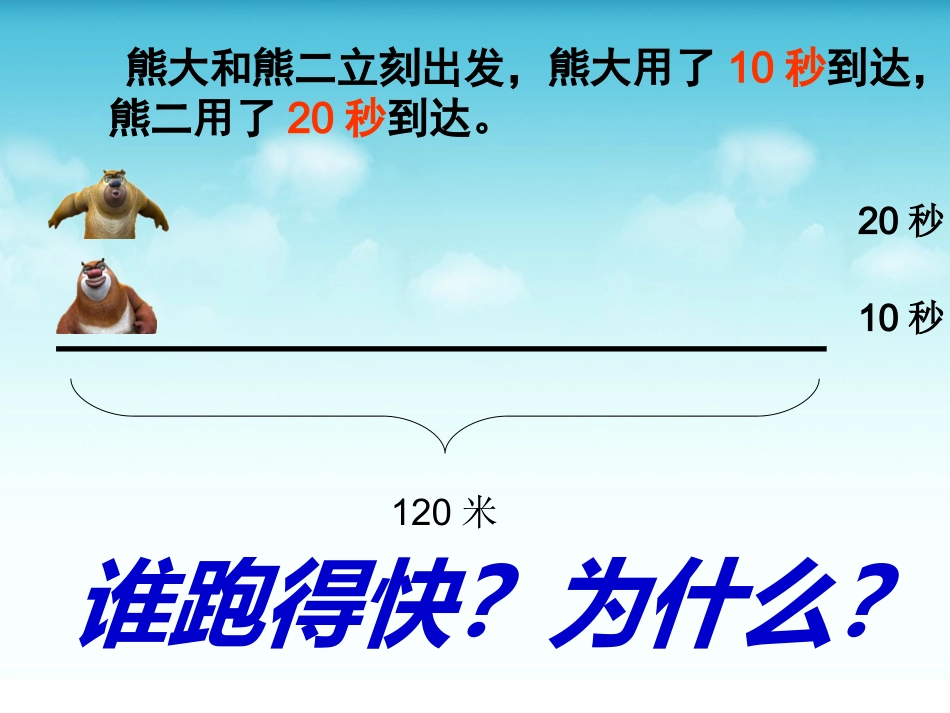 北师大四年级上册_路程_时间与速度课件_第3页