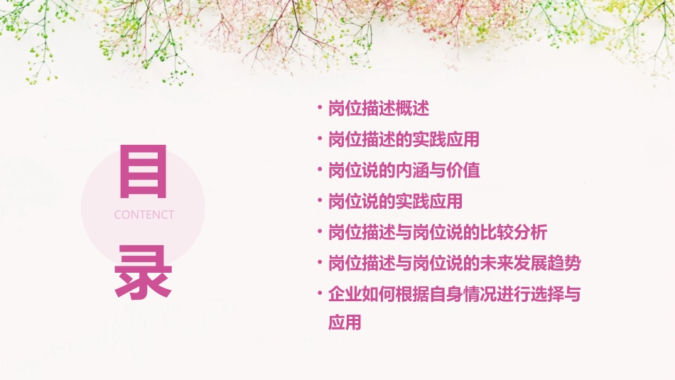 岗位描述与岗位说课件_第2页