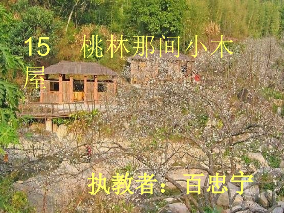 桃林那间小木屋2_第1页