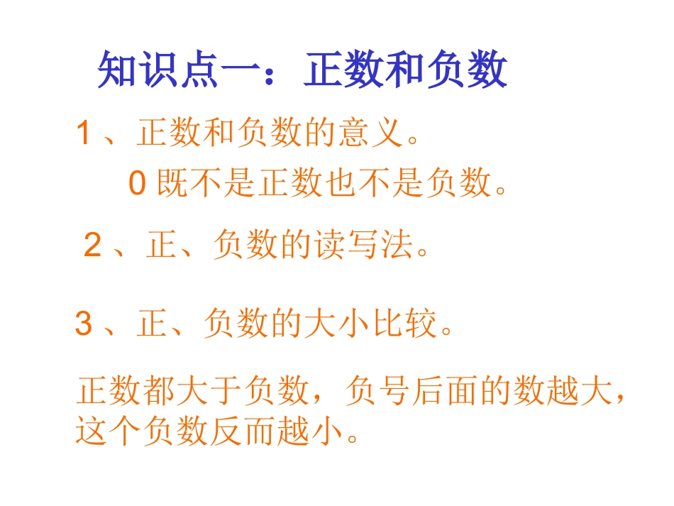 北师大版六年级《数的认识1》总复习_第3页