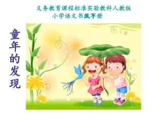 童年的发现课件