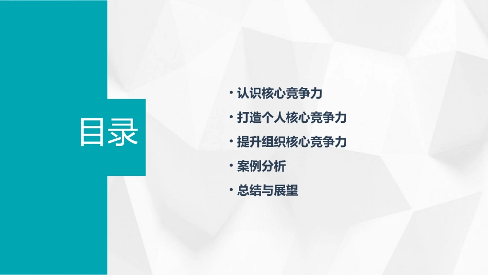 打造你的核心竞争力课件_第2页