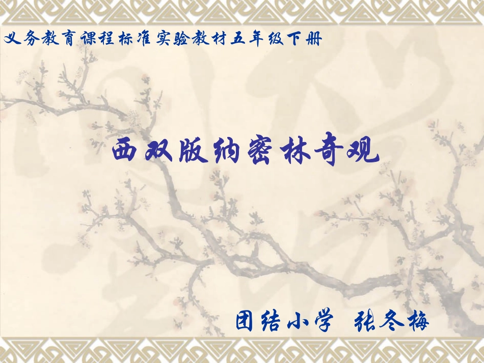 西双版纳密林奇观课件_第1页