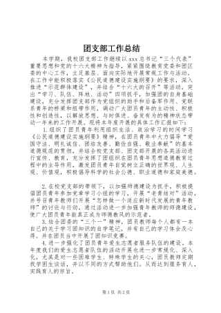 团支部工作总结 (24)