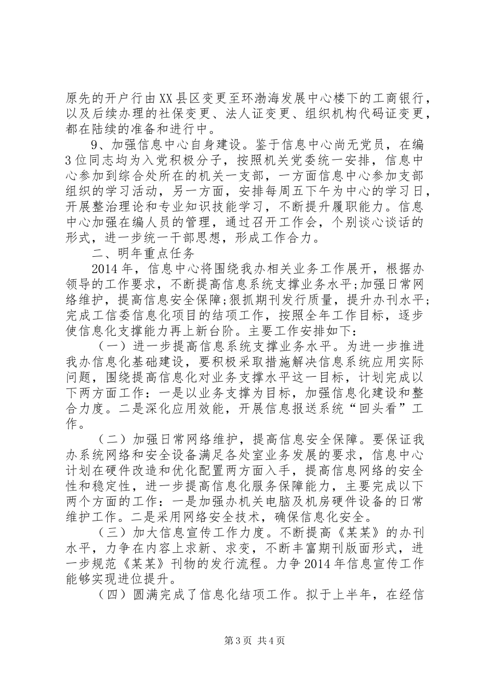 信息中心信息化建设工作总结 _第3页