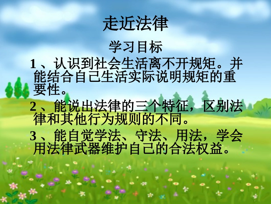 人教版七年级下册思品_走进法律PPT课件_第3页