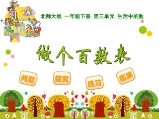做个百数表课件