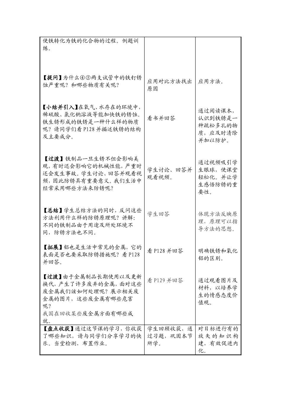 _金属防护和废金属回收-教学设计_第2页