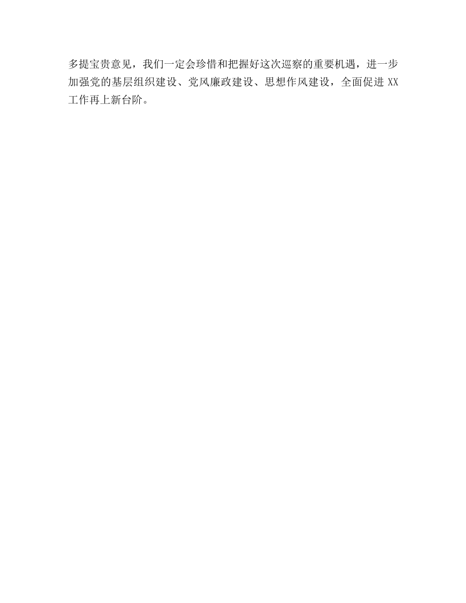 巡察动员会表态发言(县级局) _第3页