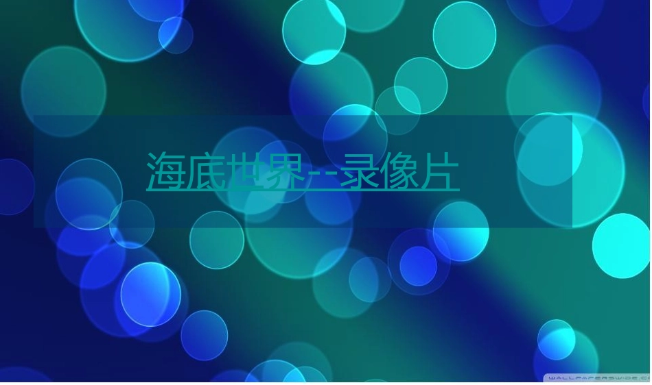 美术---海底世界幻灯片_第3页