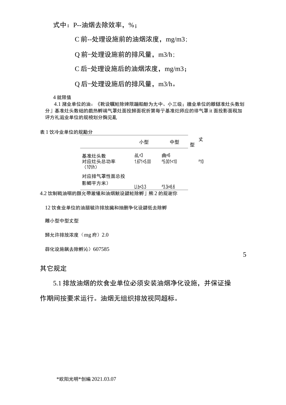 2021年饮食业油烟排放标准_第3页