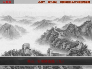 单元专项排查练（九）