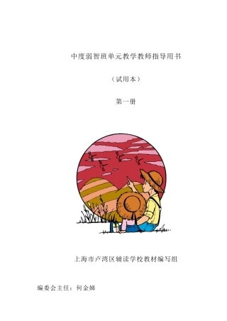 上海卢湾区第一册教参