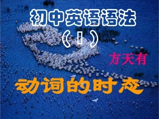 初中英语时态讲解