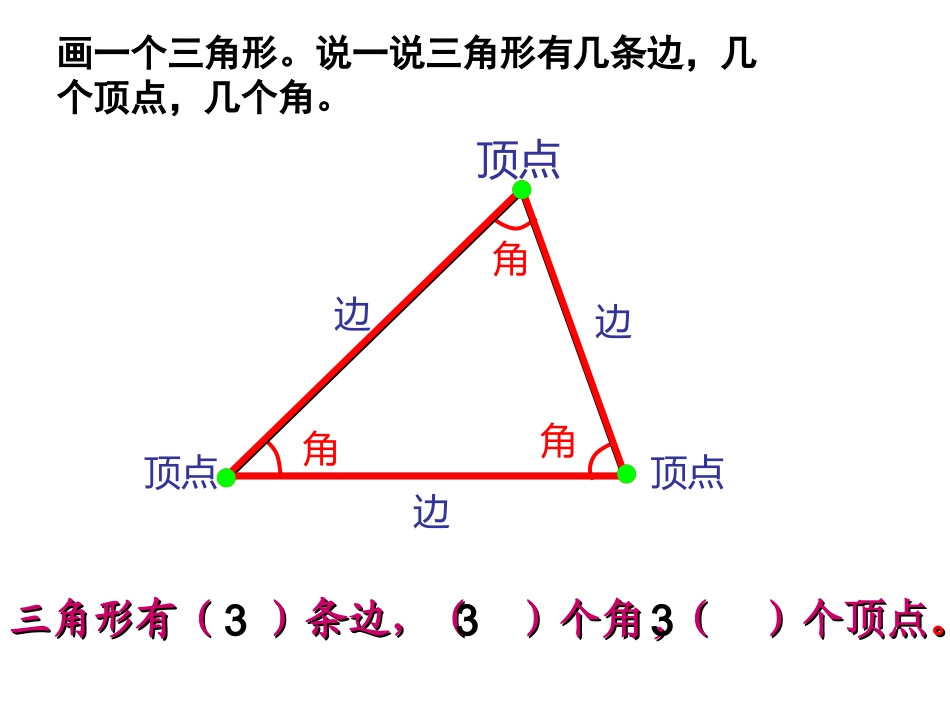 小学数学2011版本小学四年级三角形的认识和特性_第3页
