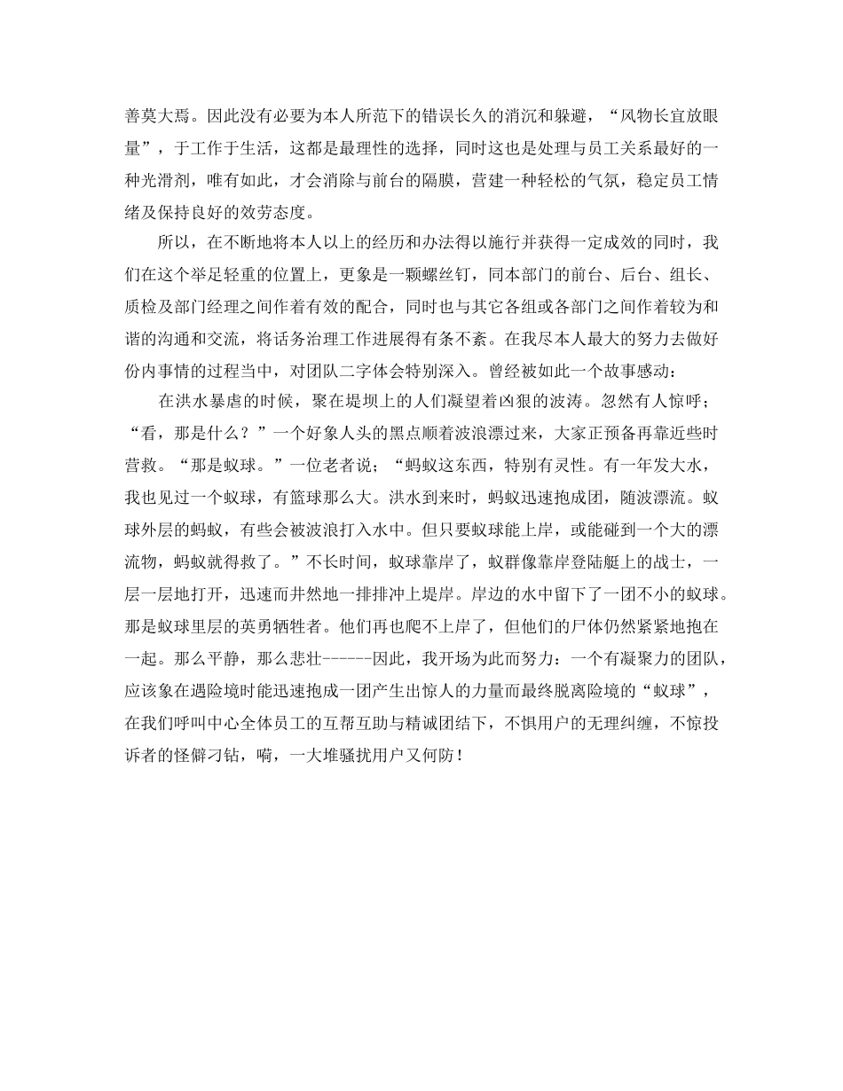 客服工作的自我参考总结 _第2页