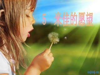米佳的愿望课件
