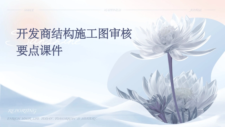 开发商结构施工图审核要点课件_第1页