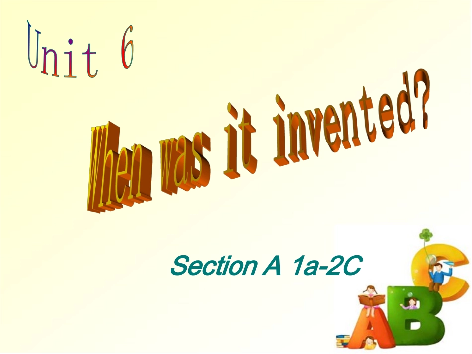 人教版九年级Unit6Section_第2页