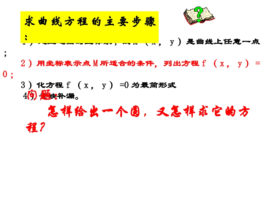 人教版高二上第77圆的标准方程2　课件_第2页