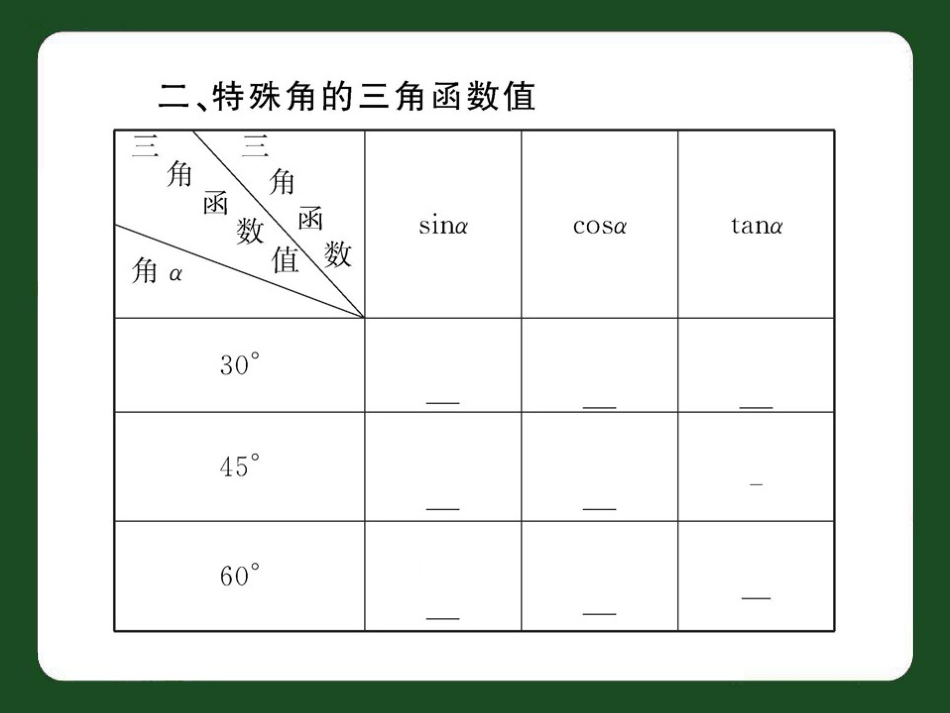 锐角三角函数与解直角三角形复习课_第3页