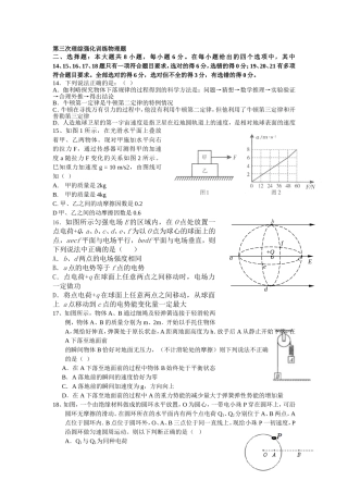 第三次理综强化训练物理题(1)