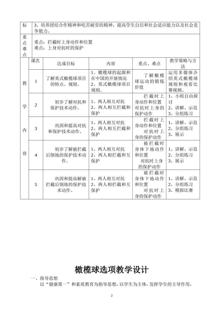 2013橄榄球公开课教案_第2页