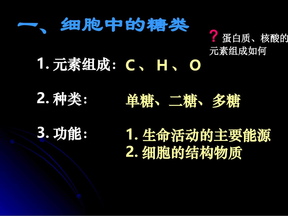 细胞中的糖类和脂质_(实用_简洁)_第3页