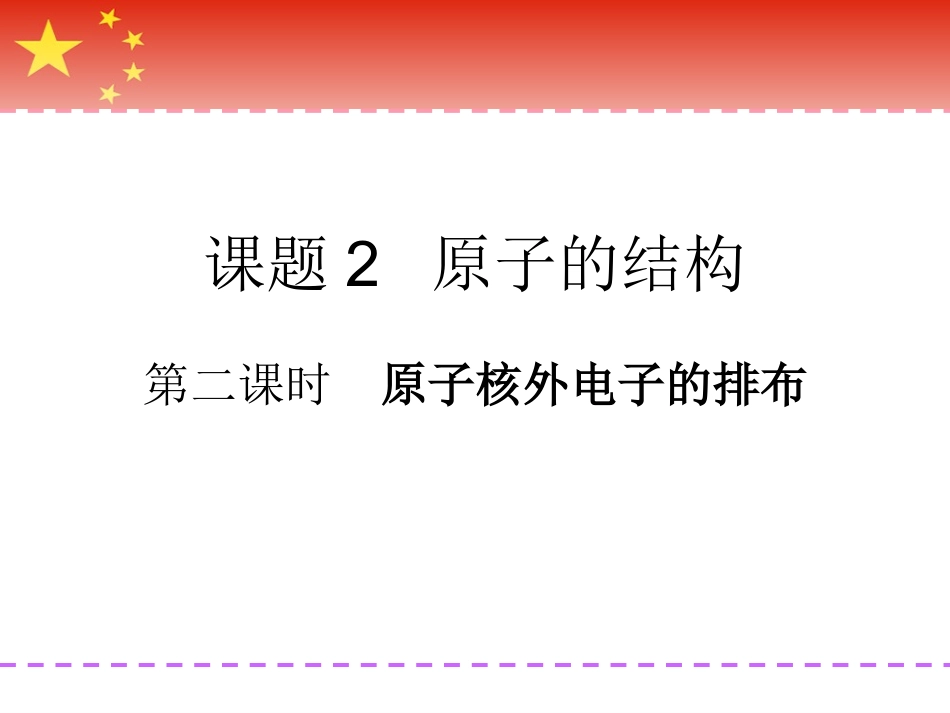 课题2原子的结构课件_第1页