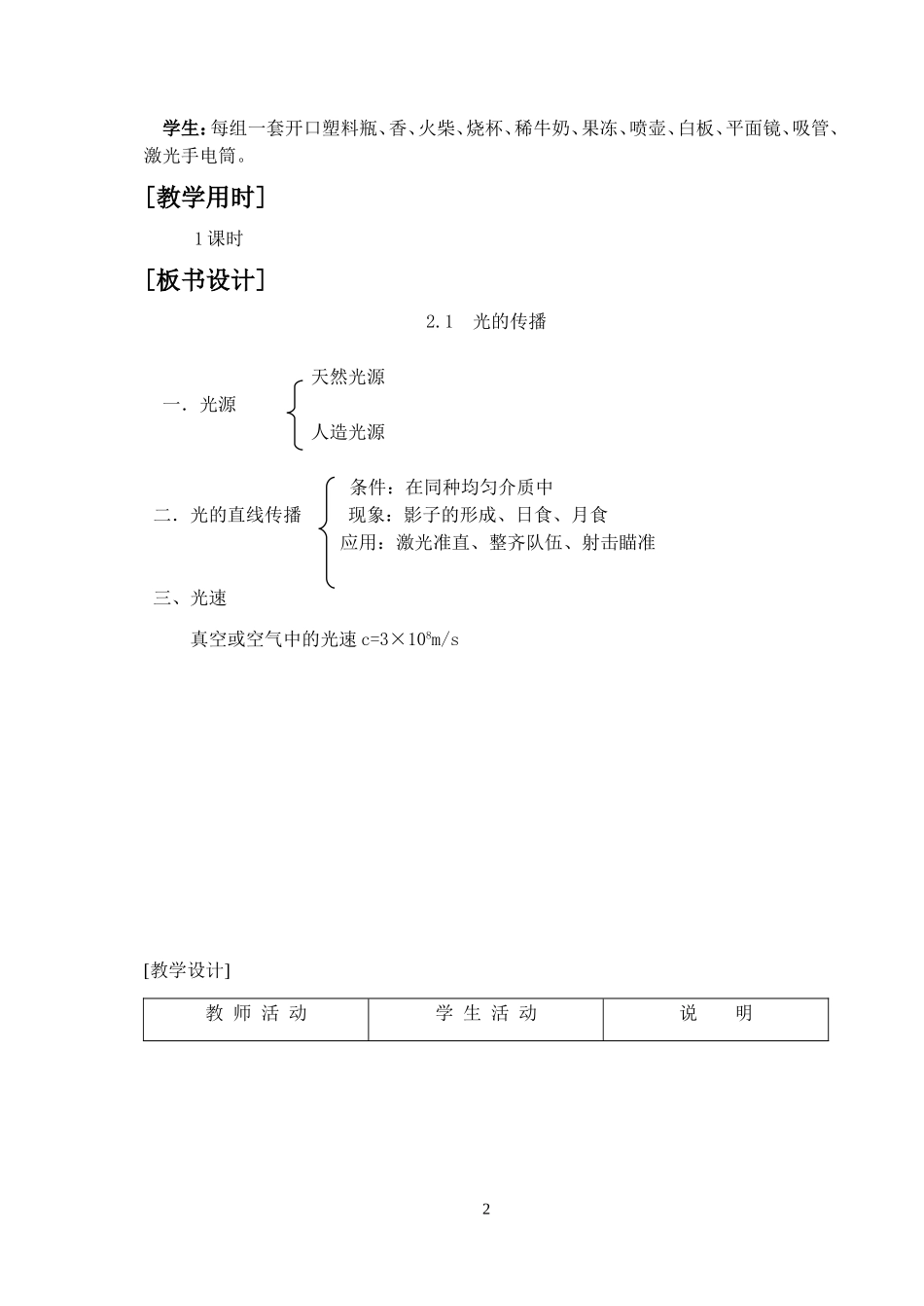 光的传播（汇总修改版）_第2页