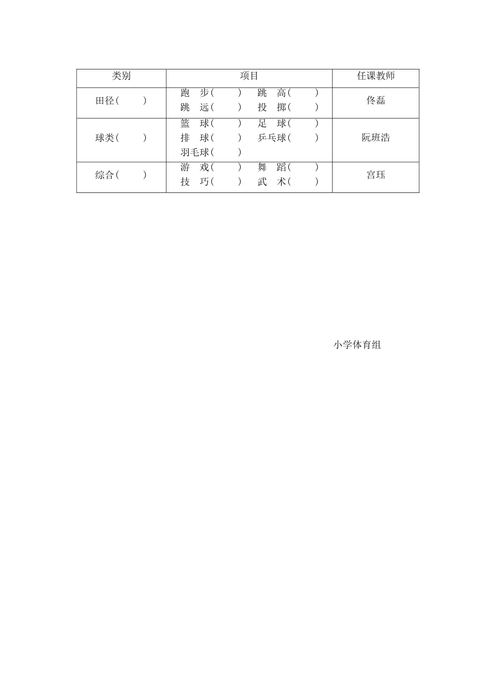 小学体育个性化作业设计_第3页