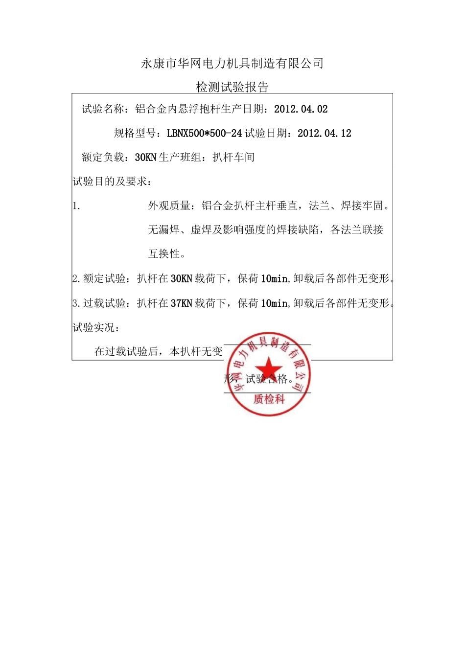 工具检测报告书_第1页