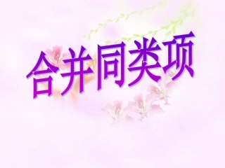 合并同类项.合并同类项2(上课版)