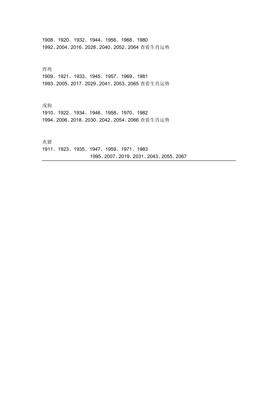 十二生肖属相_第2页