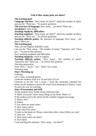 Unit-6-How-many-pens-are-there？