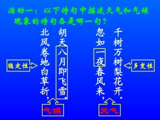 气温与气温的变化
