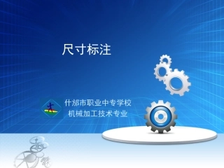 简化的尺寸注法