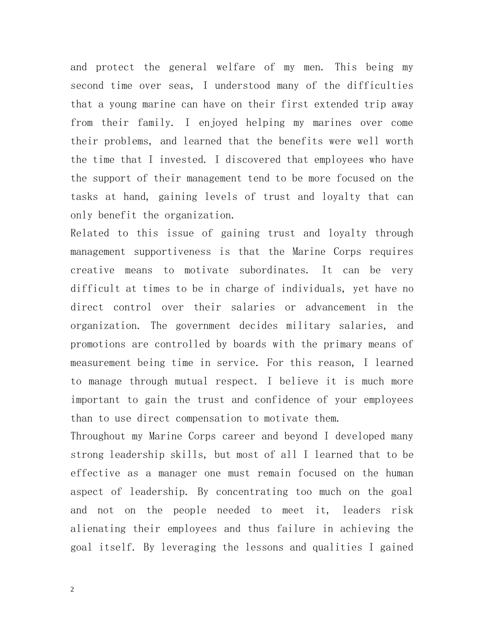 学生自我陈述英文版 _第2页