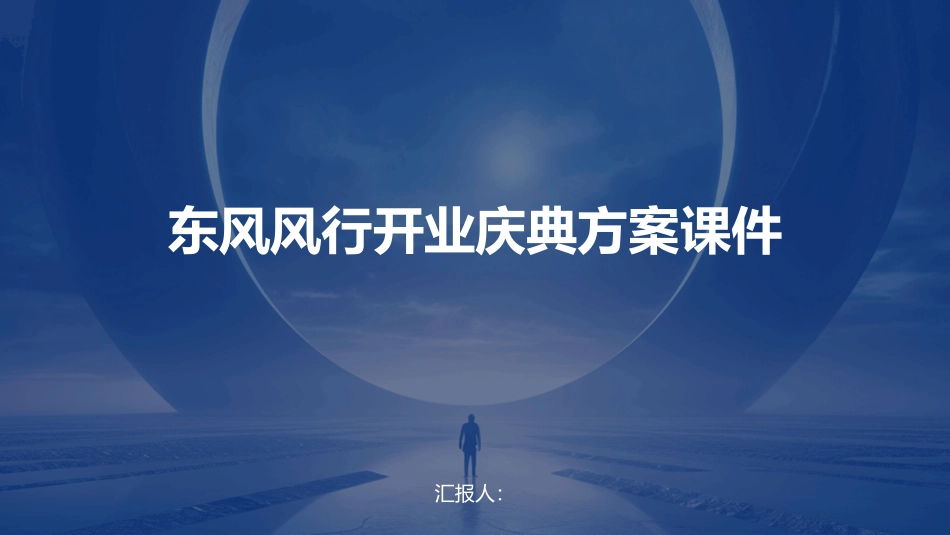 东风风行开业庆典方案课件_第1页