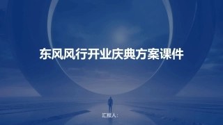 东风风行开业庆典方案课件